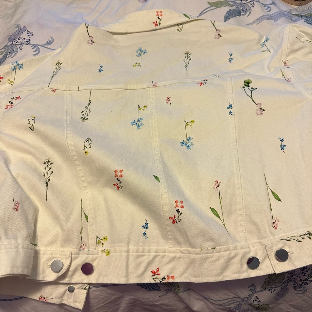 Brand new Parker white Jean jacket